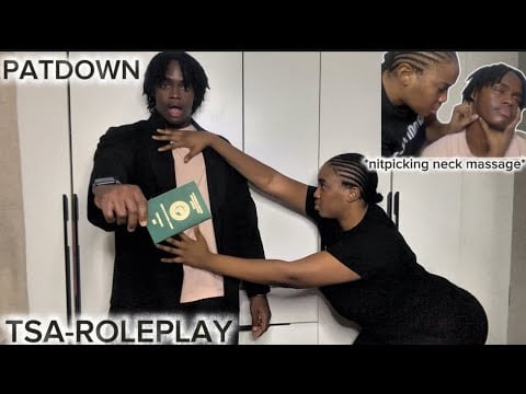  ASMR Fast &Aggressive Security -Inspired Pat Down Roleplay For Sleep /Screening Detailed Check