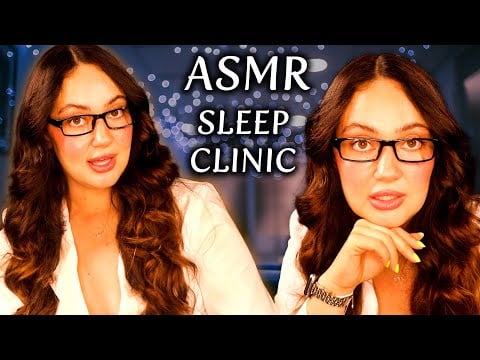 ASMR sweet dreams roleplay, tingly sleep clinic for a professional goodnights rest with Doctor Anna