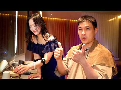 ASMR Relaxing Vietnam Barbershop Full Service Massage for Deep Sleep