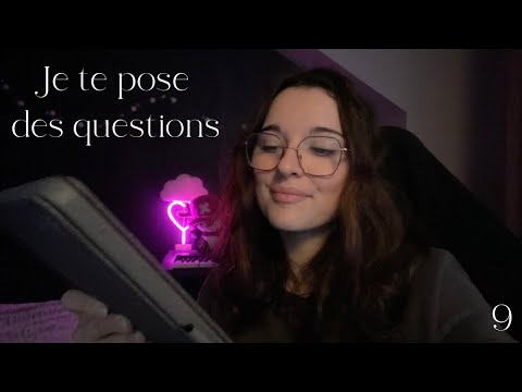 ASMR ~ Je te pose des questions ✅ (calendryumm 9)