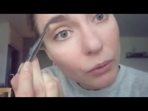 ASMR- Doing your brows (personal attention)
