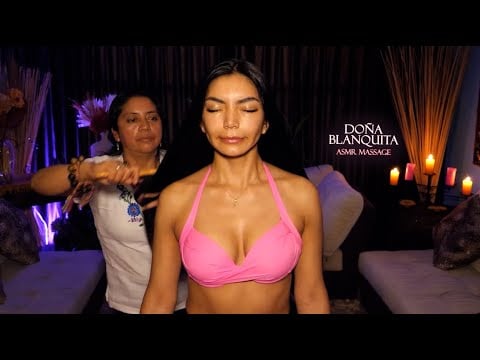 DOÑA BLANCA 🩷 ASMR MASSAGE - Pure relaxation with soft, tickling sounds