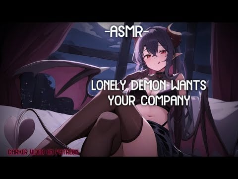 [ASMR] [ROLEPLAY] ♡lonely demon wants your company♡ (binaural/F4A)