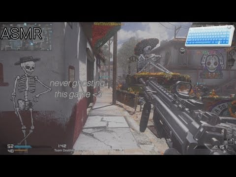 [ASMR COD Ghosts] back from the dead 👻 keyboard & mouth sounds