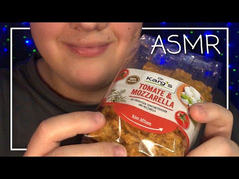 ASMR Tomate Mozzarella Chips Taste Test 🍅🧀 (Deutsch/German)