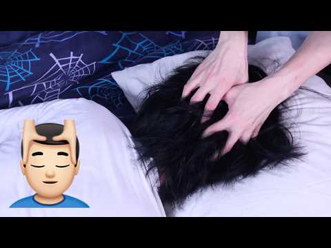 Sleepy Scalp, Head, and Back Scratching ASMR (Fast & Aggressive!)