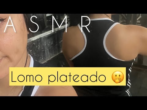 ASMR SUSURROS CERCA DEL MICRO MI RUTINA DE BRAZO Y HOMBRO EN EL GYM 