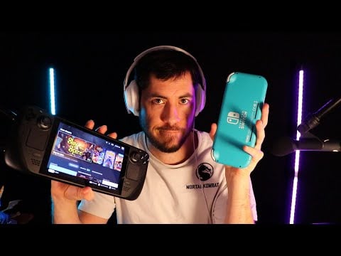 ASMR duel relaxant - Steamdeck VS Nintendo Switch lite