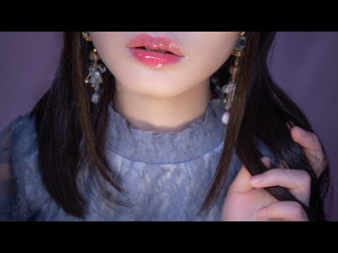 ASMR Breathy Closeup Whispering💤Putting You To Sleep (Low Light)