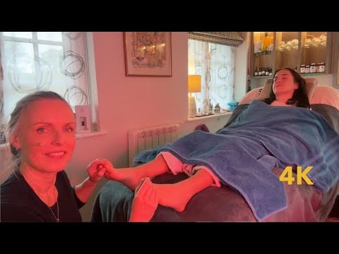 Sleepy Reflexology for Stress Relief in 4K! Unintentional ASMR Real Person