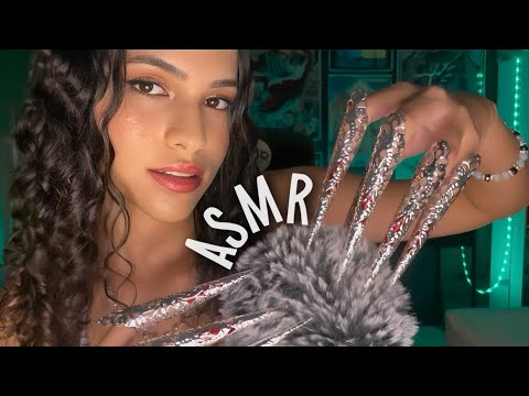 ASMR COM UNHAS GIGANTES 💅 - extremamente relaxante ᶻ 𝗓 𐰁