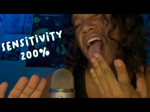 ASMR Mouth Sounds at max sensitivity 🎨
