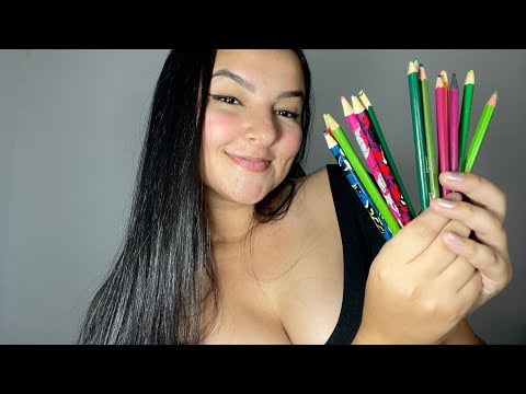 ASMR: COLORINDO E SUSSURRANDO | VOCÊ VAI DORMIR NESSE VÍDEO