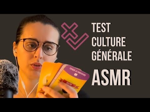 ASMR FR I TEST DE CULTURE GÉNÉRALE ! 🧐