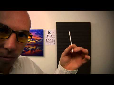 Eye Examination with Dr Dmitri an ASMR Role Play - Flash light