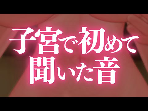 【胎内回帰】子宮で初めて聞いた音、一番初めに感じたリズム/お腹の音だけ。囁き無し【マイク挿入ASMR】belly sound,heart beat