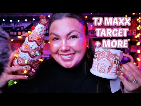 asmr/ 🎁HAUL🎁 christmas, tj maxx, home goods, target, tinglesss