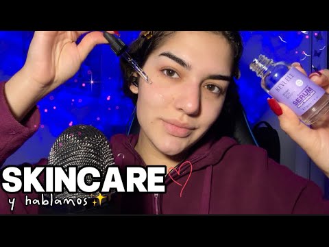 ASMR Nos hacemos el SKINCARE mientras charlamos ✨❤️