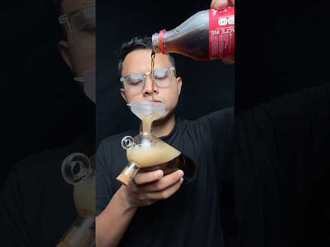 ASMR Coca cola Pouring Sounds | Satisfying Fizzy Drink, Carbonation & Relaxing Water Sounds #shorts