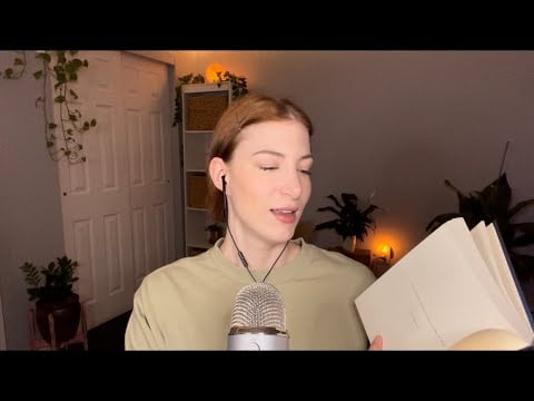 Asmr book reading for sleep #shorts