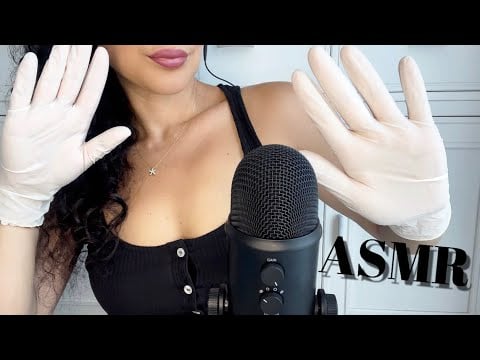 ASMR| Glove Sounds mit Latexhandschuhen 🧤(Scratching, hand movements etc.) |Cherry ASMR