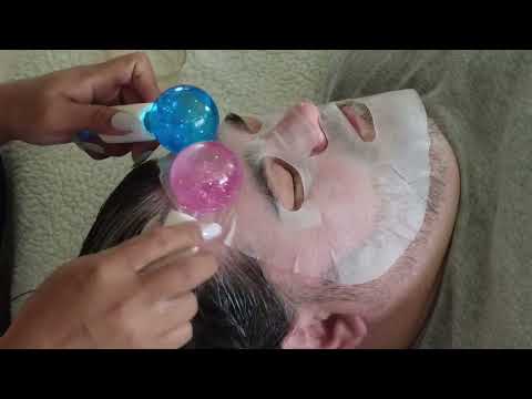 Relaxing Facial Massage | ASMR | Skincare & Head Massage 💆‍♂️ Tapping With Whispering 😴