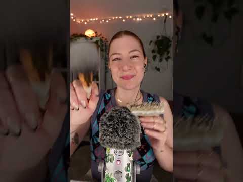 which brush, makeup or paint?  #asmr #asmrtriggers