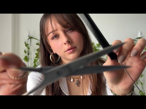 ASMR Friseurbesuch 💇‍♀️ | Ich Schneide und Style deine Haare - Roleplay (German)