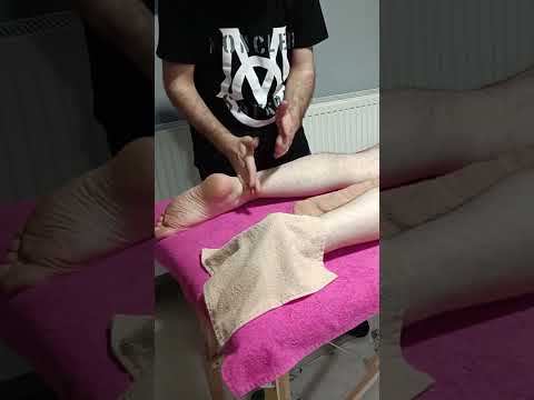 ASMR FEEL THE PEACE WITH REAR LEG MASSAGE  #massage #relax  #asmr #shortvideo #relax #therapy