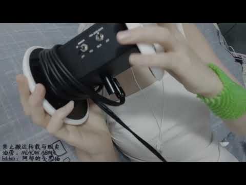 环绕脑部，MOUTH SOUNDS口腔音【阿郁的小黑猫/ MIAOW ASMR】