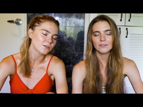 ASMR TWINS Softly Singing Hawaii Songs To Help You Sleep (harmonies)