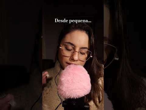 DESDE PEQUENA FOI O MEU SONHO SER YOUTUBIRRRRR 🎶🎤🎧 #asmr #asmrsounds