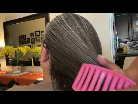 ASMR  Hair Teasing ,Scalp Scratching, with Whispering ( in Tagalog ) Hair Brushing - Hair Play  ☺️