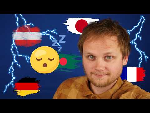 ASMR | Guess The Flag With Eyes Closed in a Thunderstorm