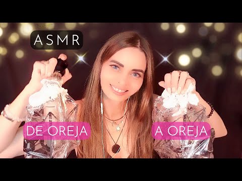 🌙 ASMR DE OREJA A OREJA 4K👂🏻🍃 SONIDOS RELAJANTES | EAR TO EAR😴💜ASMR en ESPAÑOL