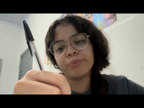 ASMR - EXAME DE VISTA A MODA ANTIGA 👩🏻‍⚕️👁️