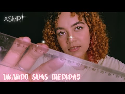 ASMR TIRANDO SUAS MEDIDAS 📏🩷