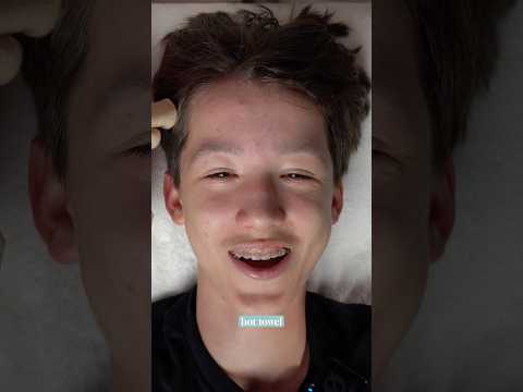 ASMR ‘This or That’ Facial with my son Roman