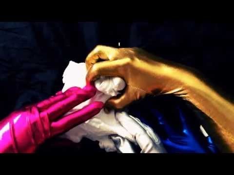 ASMR whisper in FRYSIAN language with opera gloves multi clorors