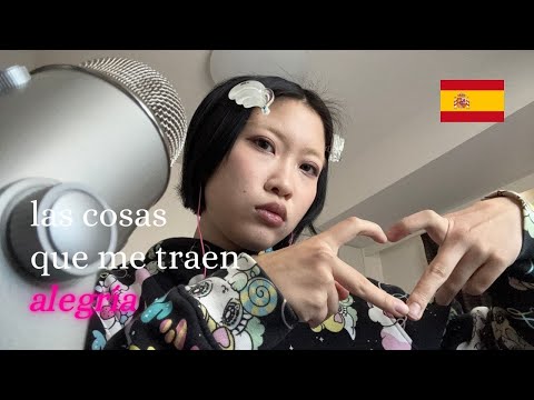 ASMR las cosas que me traen alegría (susurros en español)