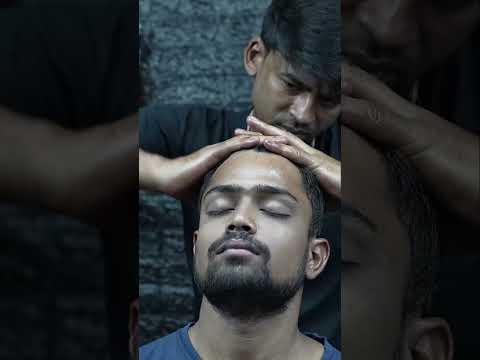 Traditional Head Massage For Deep Relaxation With ASMR Vibes #shorts