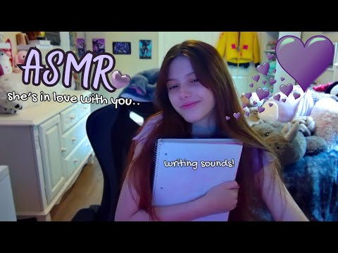 ASMR | CRAZY FAN asks you personal questions.. 🤭(she's in love)