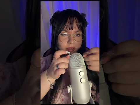 Tape on mic, tingly enough?