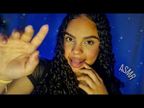 ASMR Hand Movements  + Sons de Boca para Relaxar 👄 ✨️