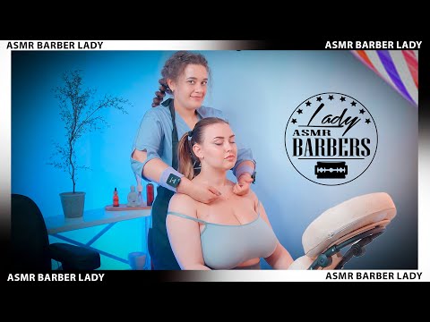 💈 ASMR Shoulders Massage by Barber Lady Elle