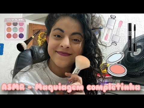 ASMR - Maquia e fala com sussurros e estalinhos