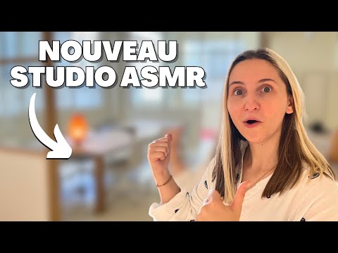 Je M’INFILTRE DANS UN STUDIO ASMR PARISIEN (Mon Nouveau Studio + Annonce Surprise) ✨