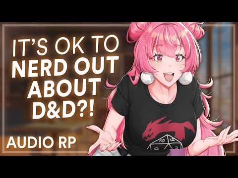 First Date With A Nerdy D&D Fangirl 🎲☕ [Coffee Shop] [Dungeon & Dragons] |  II ASMR Audio RP