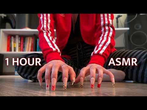 ASMR 1 Hour of Floor Tapping & Scratching for Sleep 😴, Study 📚 & Relaxation 🌿