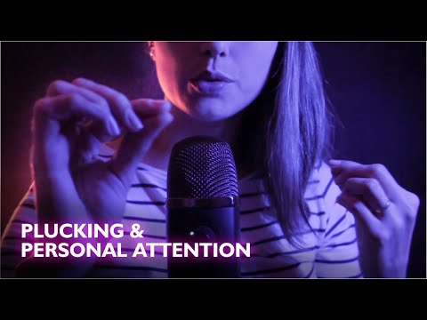 PERSONAL ATTENTION ASMR, ASMR PLUCKING, ASMR TOUCHING YOUR FACE, ASMR SLEEP, ASMR PLUCKING AWAY